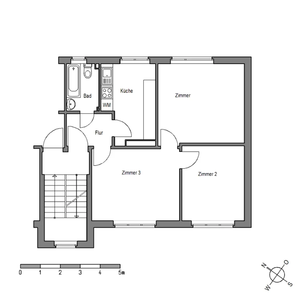 3 Zimmer Wohnung mit 62 m² in Bielefeld – Bild 5