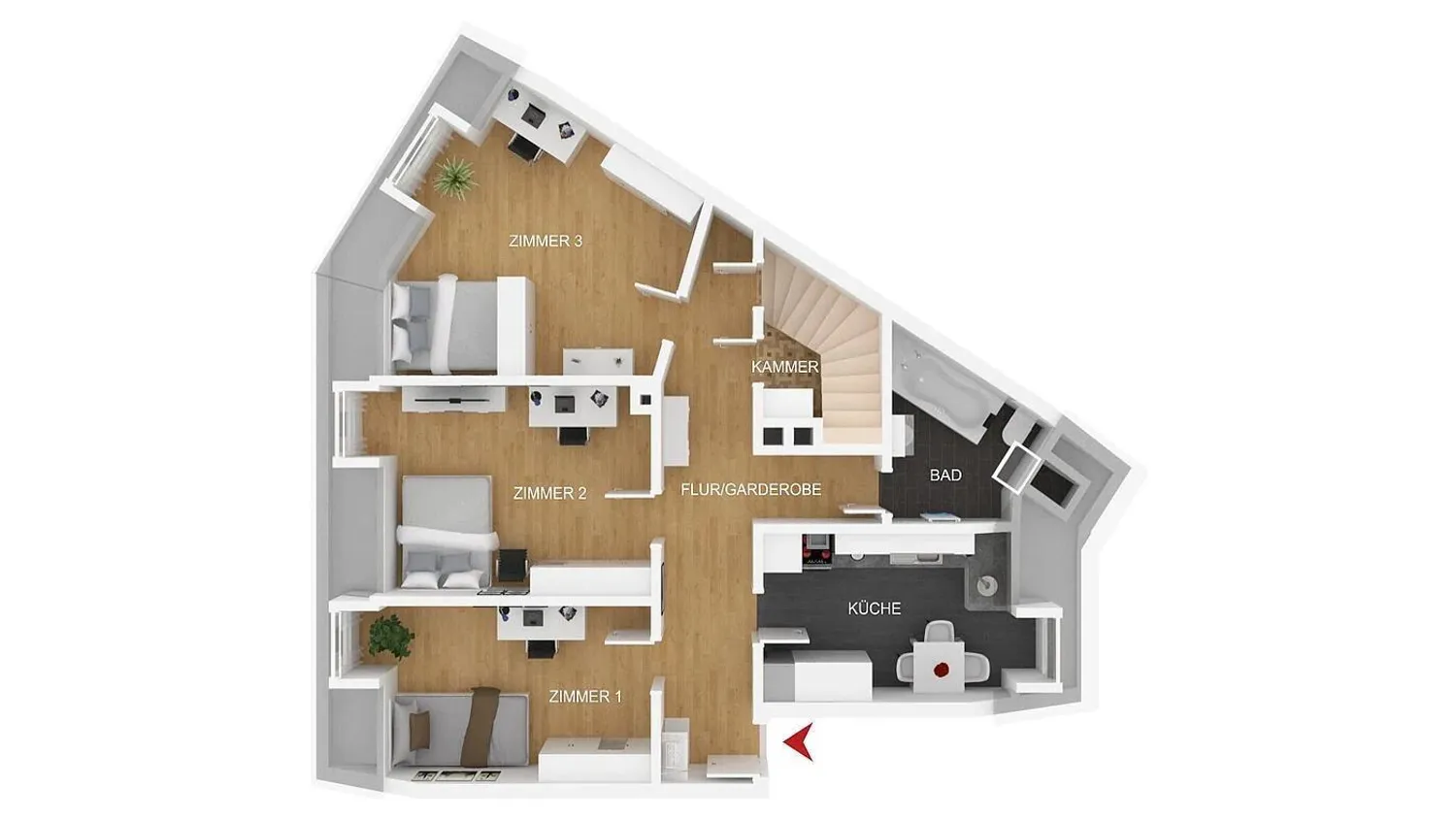 WG-Zimmer mit 19 m² in Karlsruhe – Bild 1