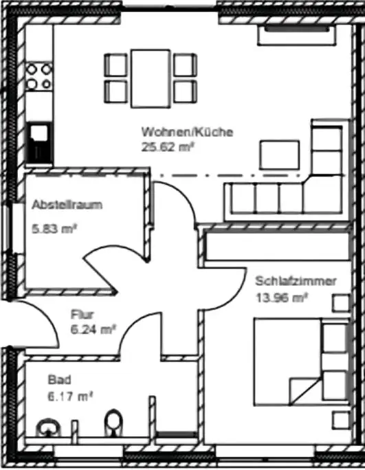 3 Zimmer Haus mit 80 m² in Oldenburg – Bild 7