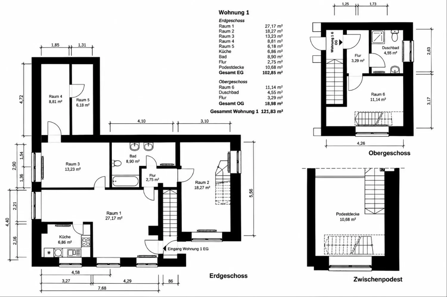 5 Zimmer Wohnung mit 122 m² in Hannover – Bild 5