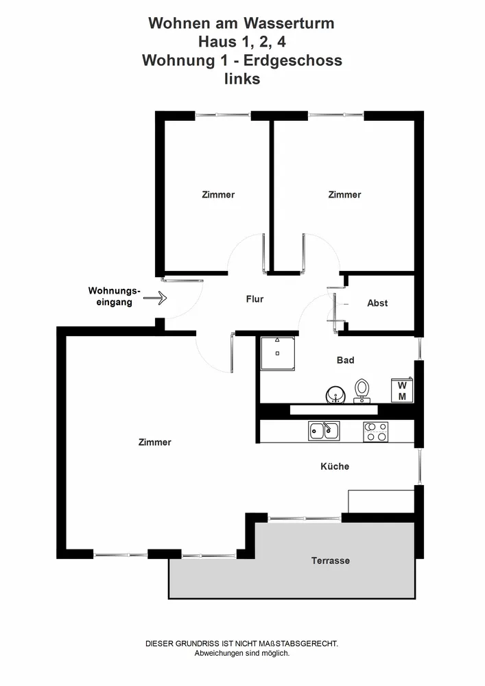 3 Zimmer Wohnung mit 88 m² in Flensburg – Bild 4