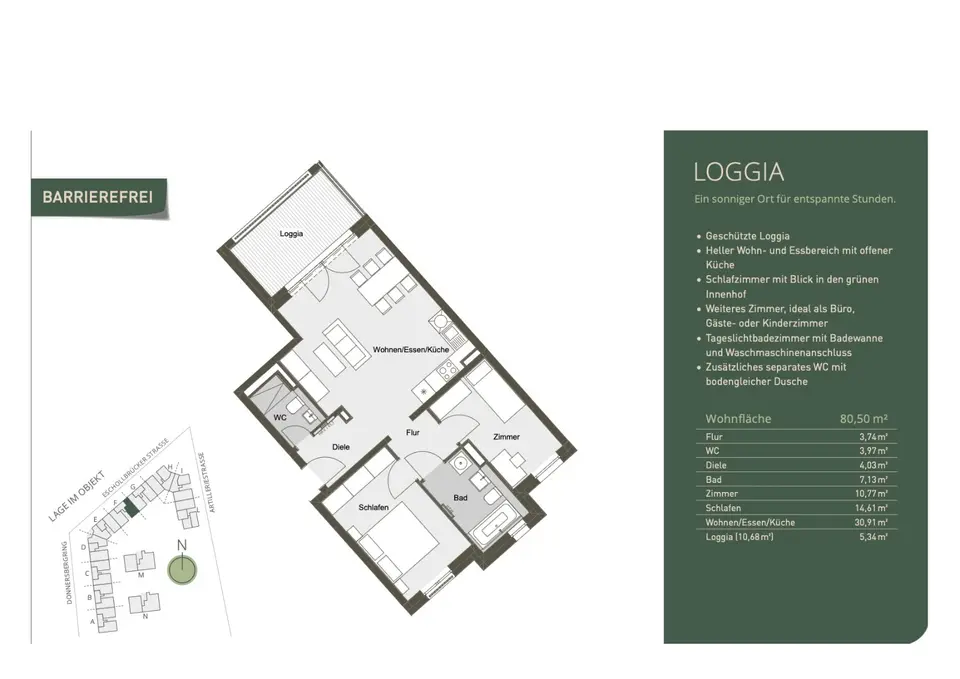 3 Zimmer Wohnung mit 81 m² in Darmstadt – Bild 5