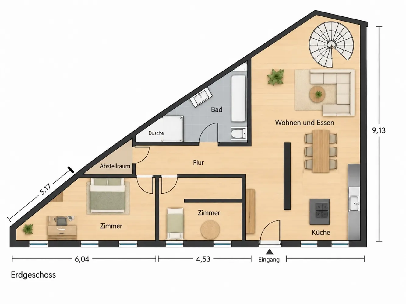 6 room apartment with 203 m² in Dresden – Photo 4