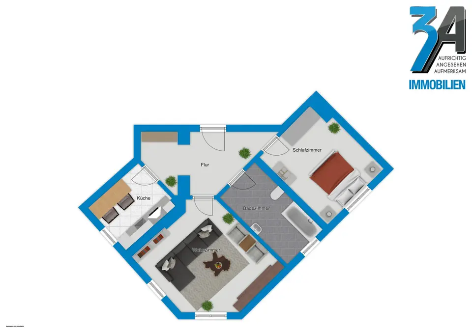 3 Zimmer Wohnung mit 65 m² in Halle (Saale) – Bild 6
