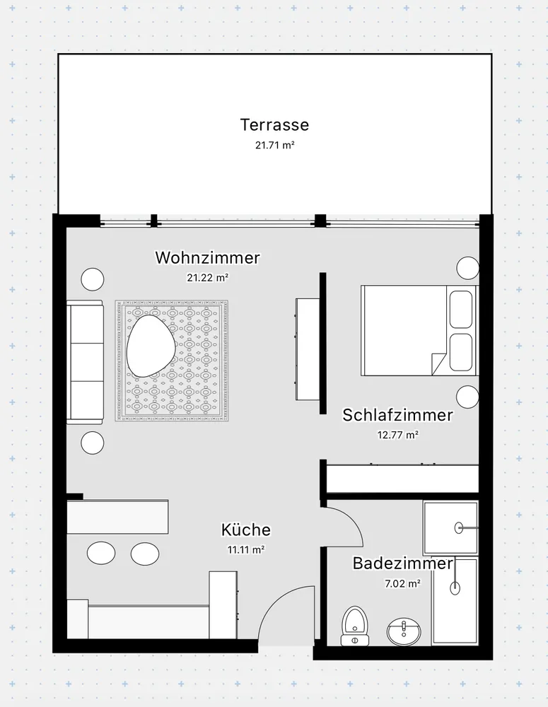 2 Zimmer Wohnung mit 58 m² in Wiesbaden – Bild 4