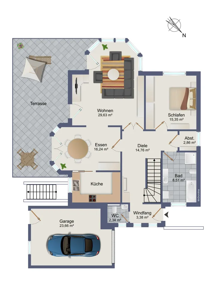 5 Zimmer Haus mit 154 m² in Ludwigshafen am Rhein – Bild 4