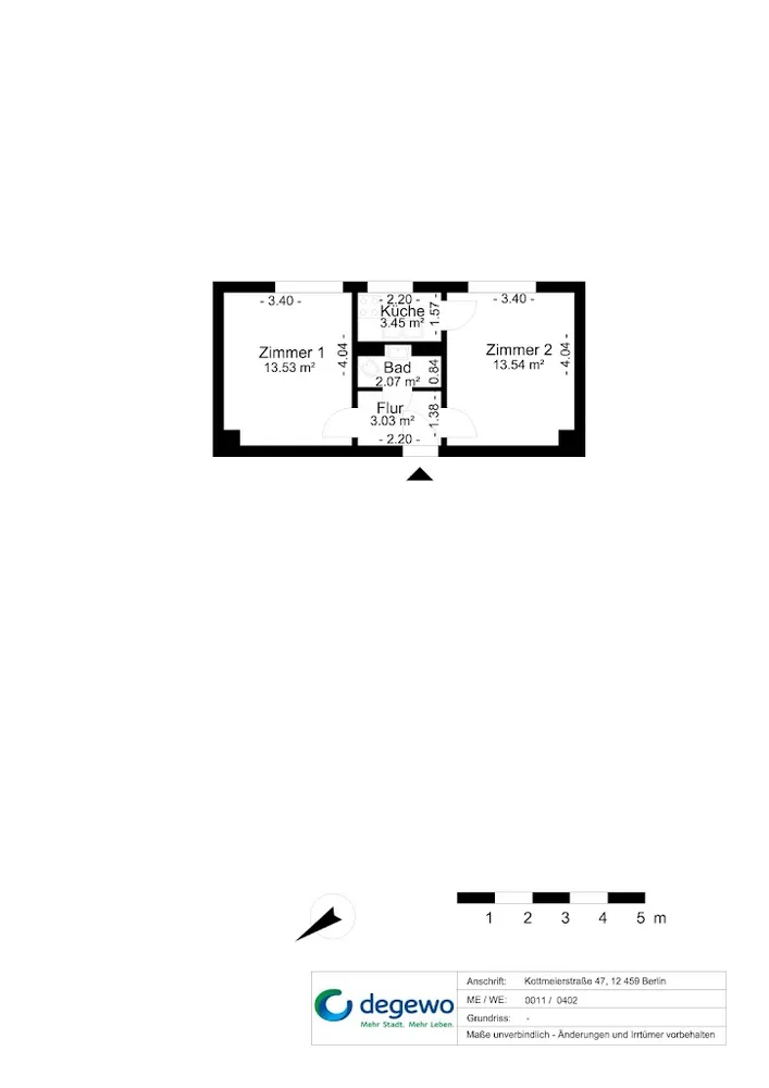 2 Zimmer Wohnung mit 36 m² in Berlin – Bild 7