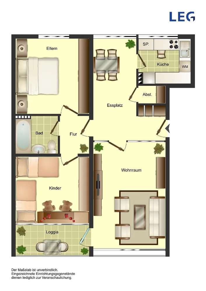 4 Zimmer Wohnung mit 68 m² in Köln – Bild 2