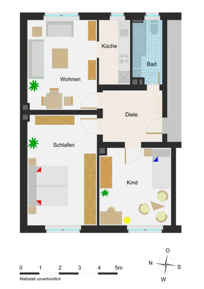 2 Zimmer Wohnung mit 73 m² in Essen – Bild 3