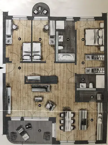 4 Zimmer Wohnung mit 120 m² in Düsseldorf – Bild 8