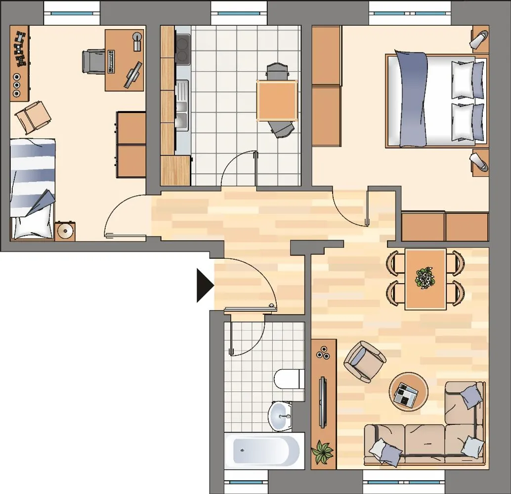 3 Zimmer Wohnung mit 73 m² in Dortmund – Bild 5