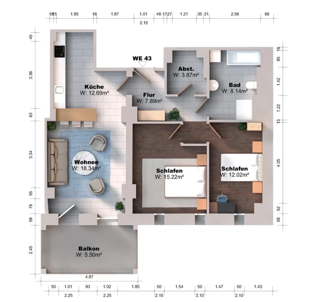 3 room apartment with 83 m² in Magdeburg – Photo 9