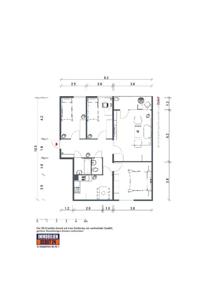 3 Zimmer Wohnung mit 75 m² in Siegen – Bild 7