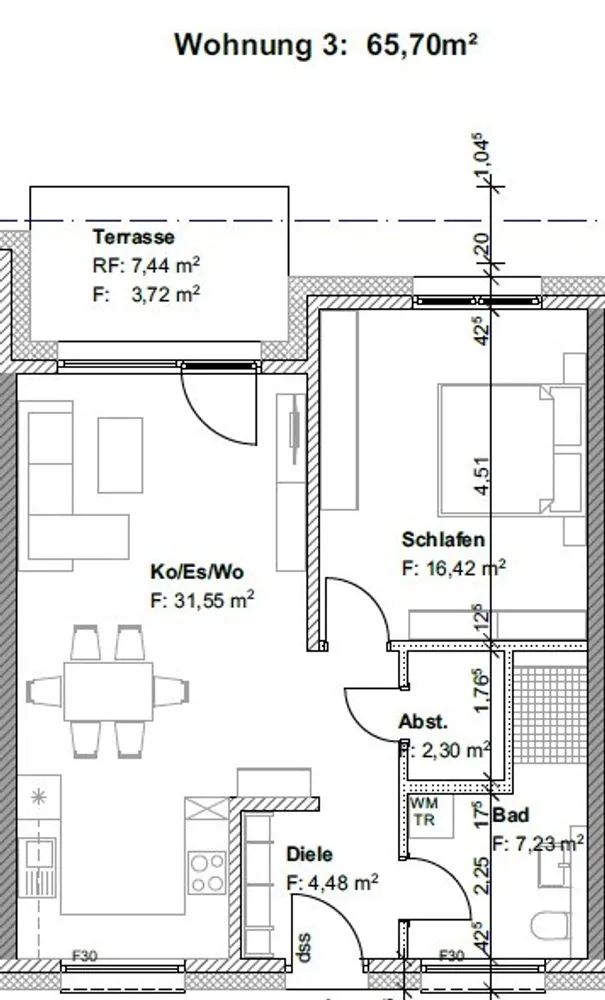 2 Zimmer Wohnung mit 65 m² in Kassel – Bild 8