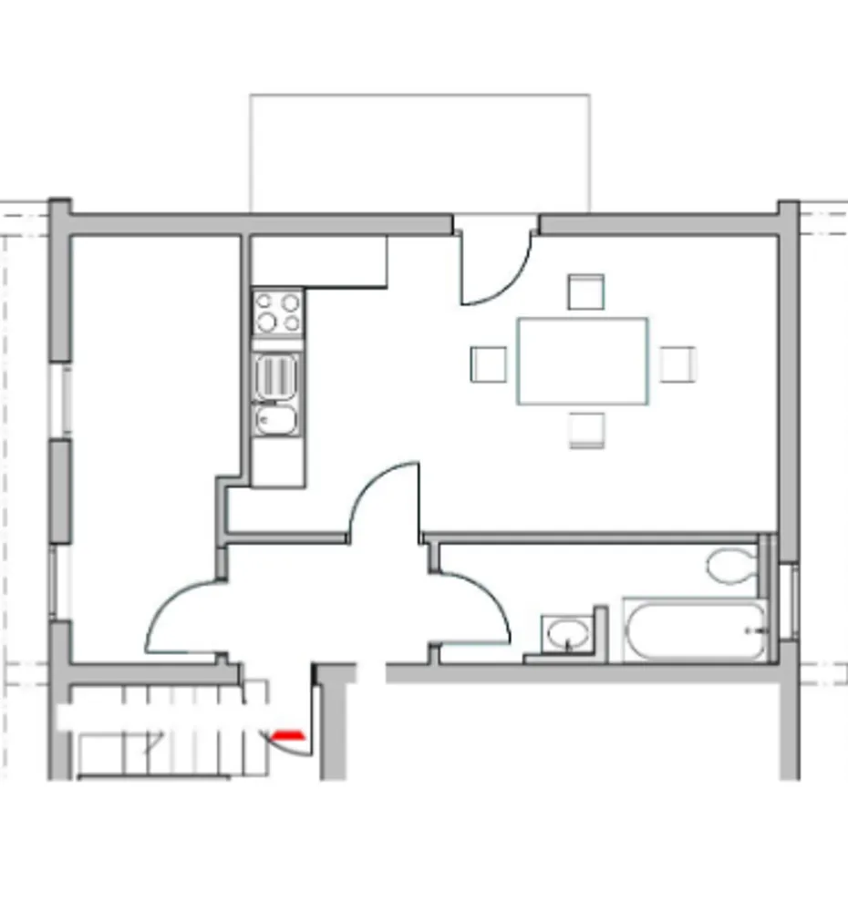 2 Zimmer Wohnung mit 43 m² in Essen – Bild 2