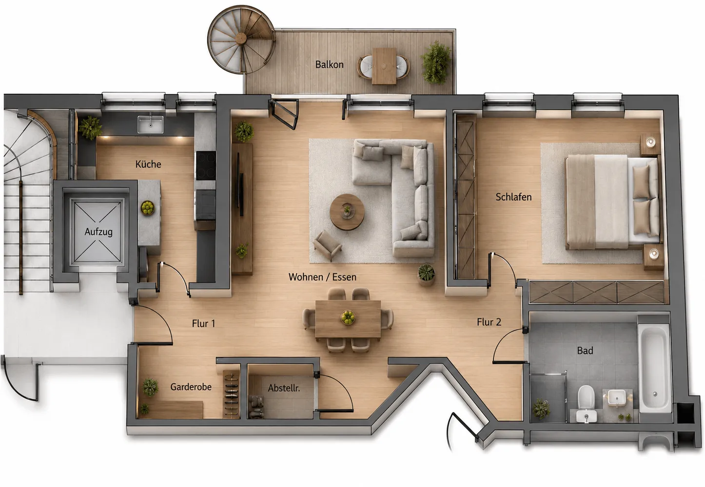 2 Zimmer Wohnung mit 64 m² in Leipzig – Bild 8