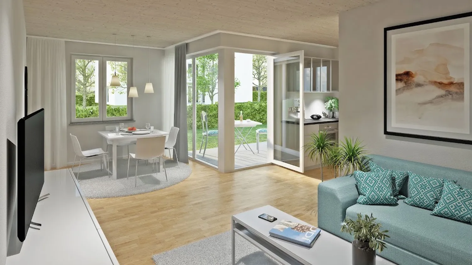 2 Zimmer Wohnung mit 51 m² in Augsburg – Bild 2