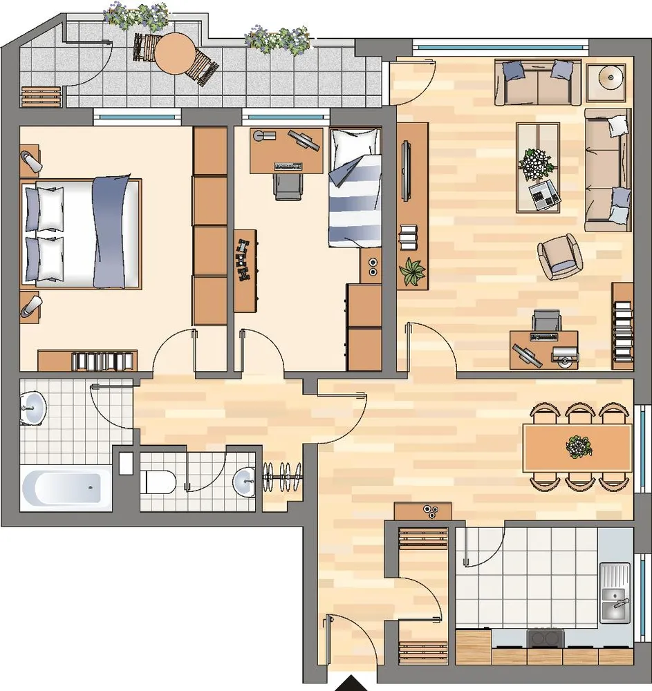 3 Zimmer Wohnung mit 84 m² in Dortmund – Bild 3