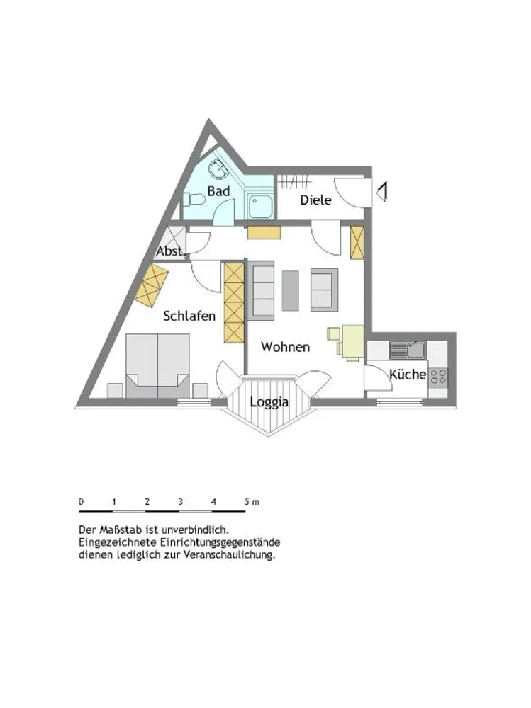 2 Zimmer Wohnung mit 48 m² in Mülheim an der Ruhr – Bild 1