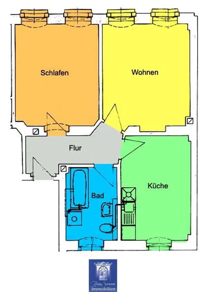 2 Zimmer Wohnung mit 60 m² in Meißen – Bild 8