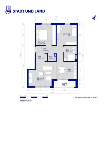 3 room apartment with 75 m² in Berlin – Photo 4