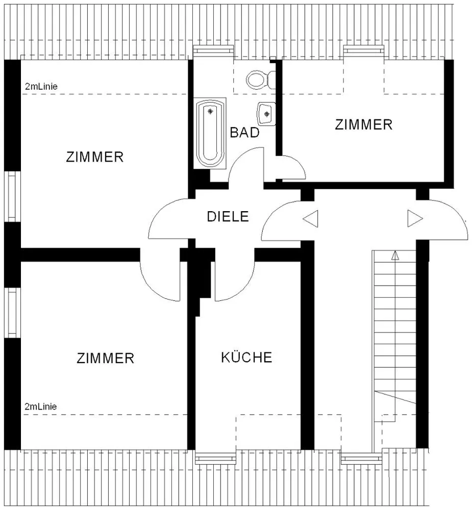 2 Zimmer Wohnung mit 49 m² in Bochum – Bild 2