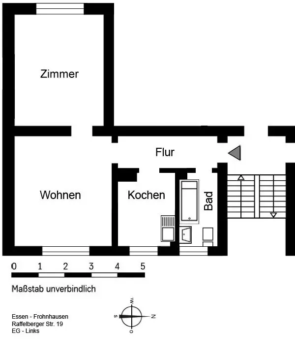 3 Zimmer Wohnung mit 47 m² in Essen – Bild 6
