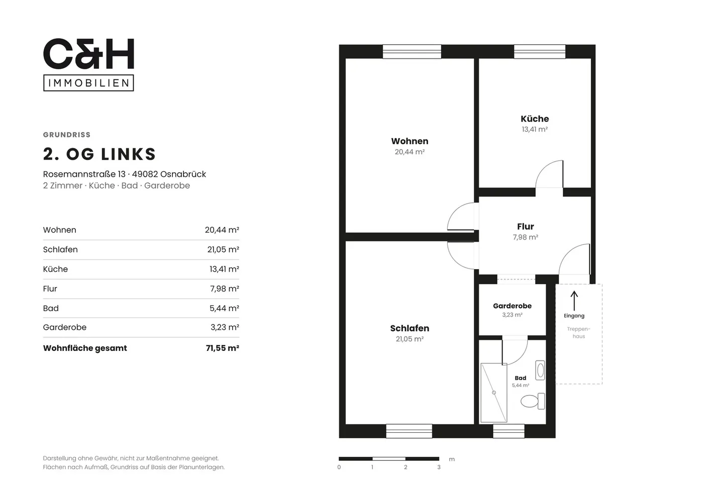 2 room apartment with 72 m² in Osnabrück – Photo 4