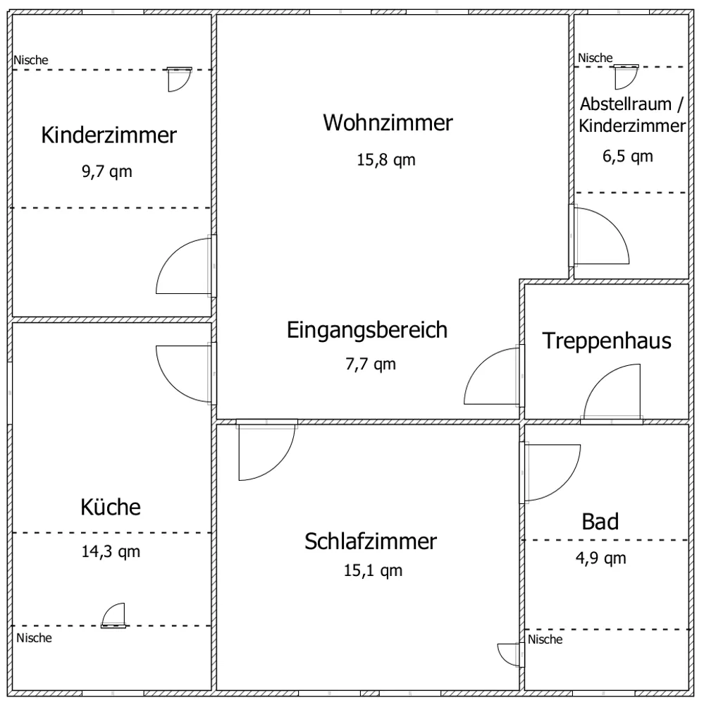 4 Zimmer Wohnung mit 75 m² in Neuwied – Bild 8
