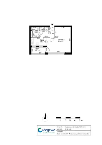 1 Zimmer Wohnung mit 39 m² in Berlin – Bild 3