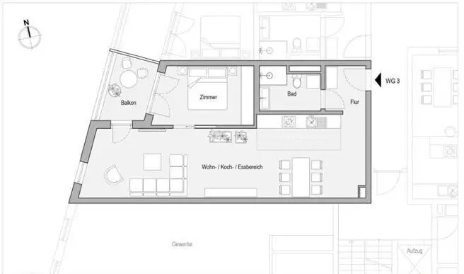 3 Zimmer Wohnung mit 62 m² in Cottbus – Bild 4