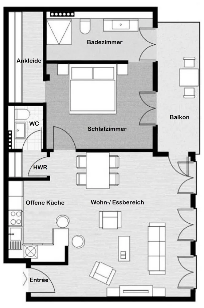 2 Zimmer Wohnung mit 78 m² in Frankfurt am Main – Bild 12