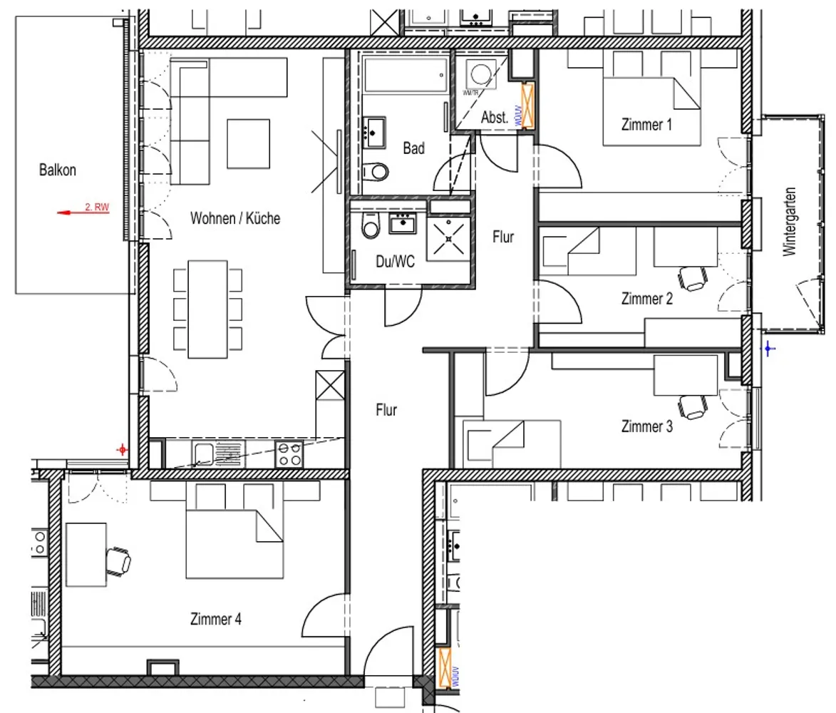 5 Zimmer Wohnung mit 140 m² in Wiesbaden – Bild 11