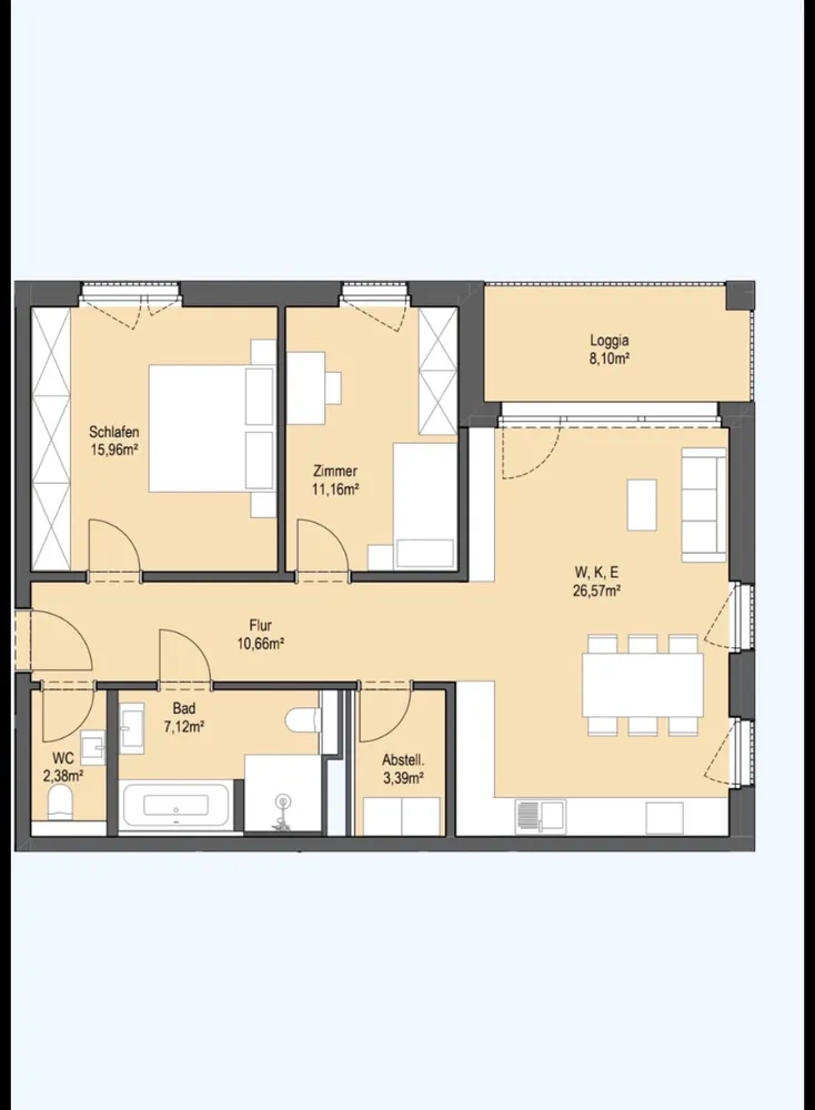 3 Zimmer Wohnung mit 82 m² in Mönchengladbach – Bild 12