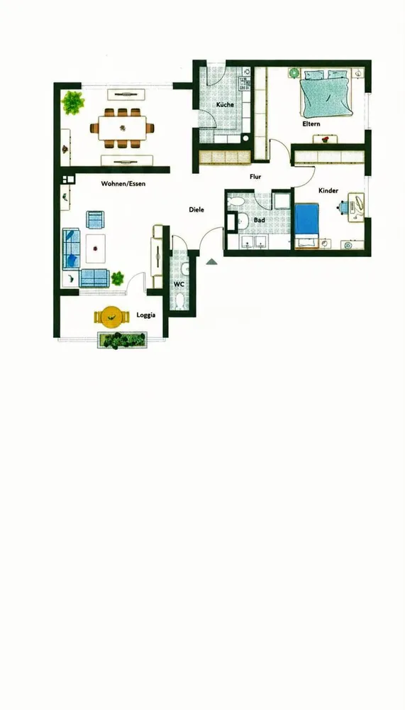 4 Zimmer Wohnung mit 101 m² in Mainz – Bild 2