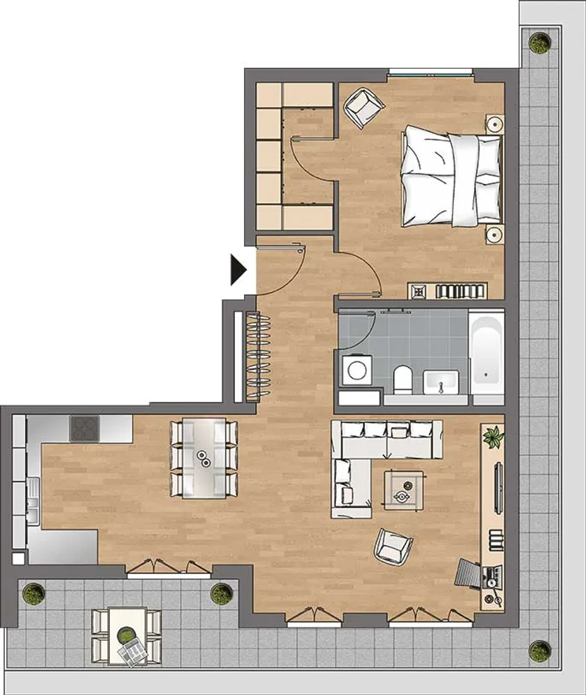 2 Zimmer Wohnung mit 79 m² in Frankfurt am Main – Bild 4