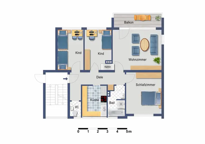 4 room apartment with 80 m² in Cologne – Photo 5