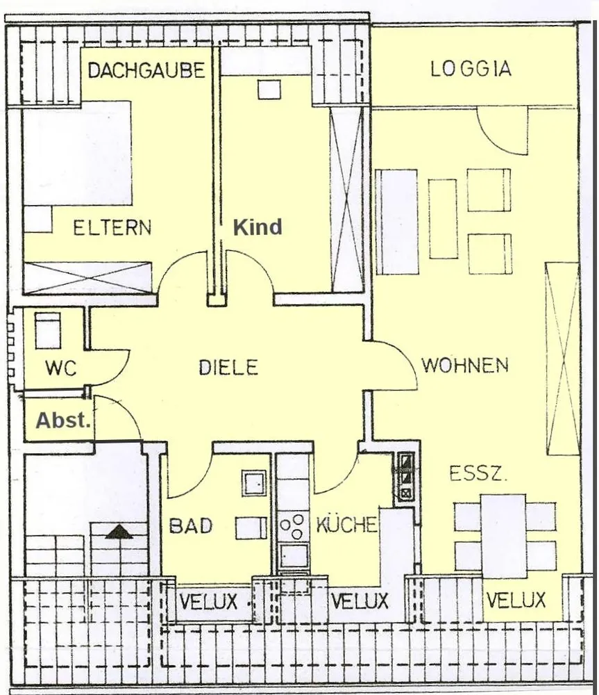 3 Zimmer Wohnung mit 80 m² in Leverkusen – Bild 3