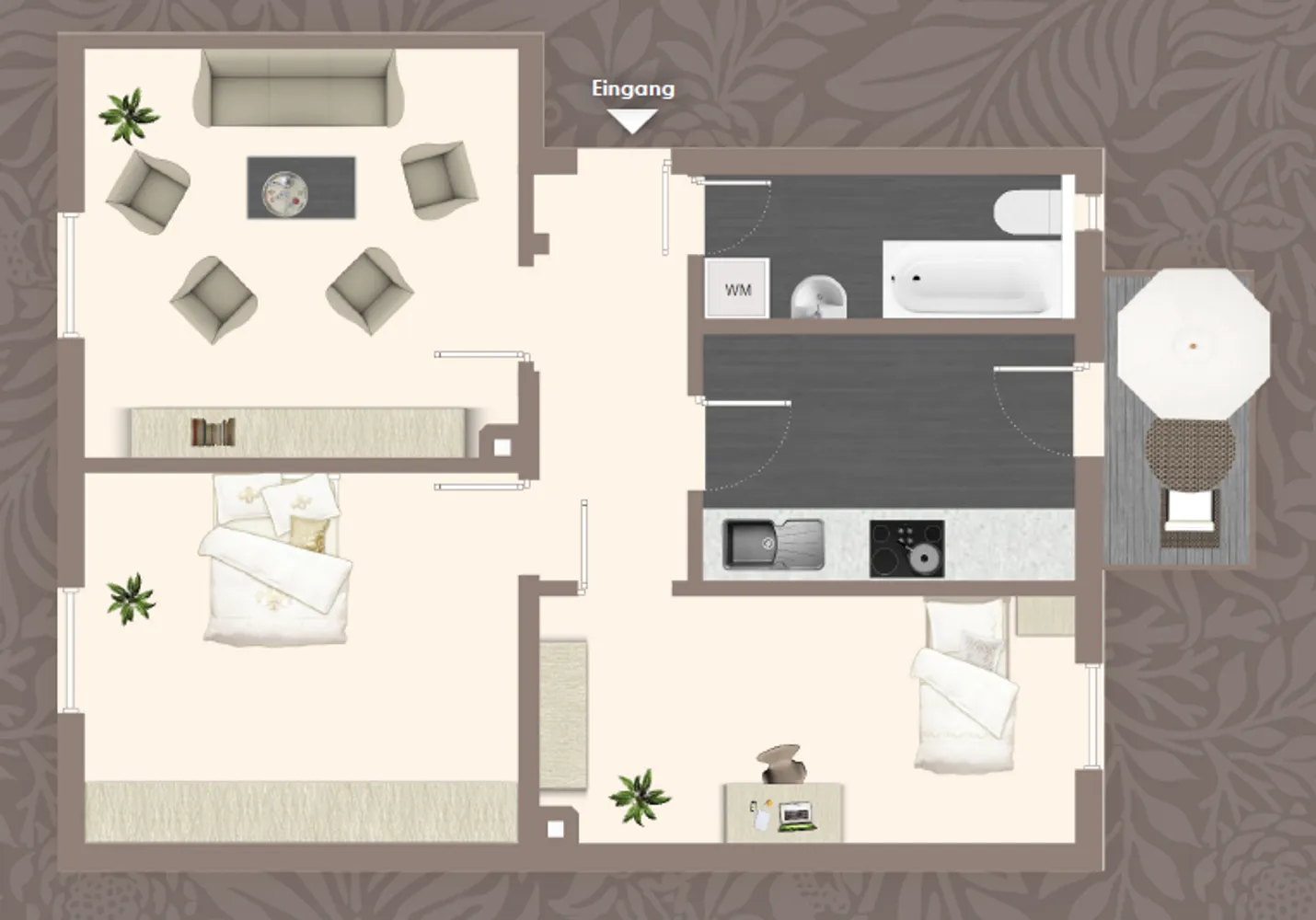 3 Zimmer Wohnung mit 66 m² in Dresden – Bild 2