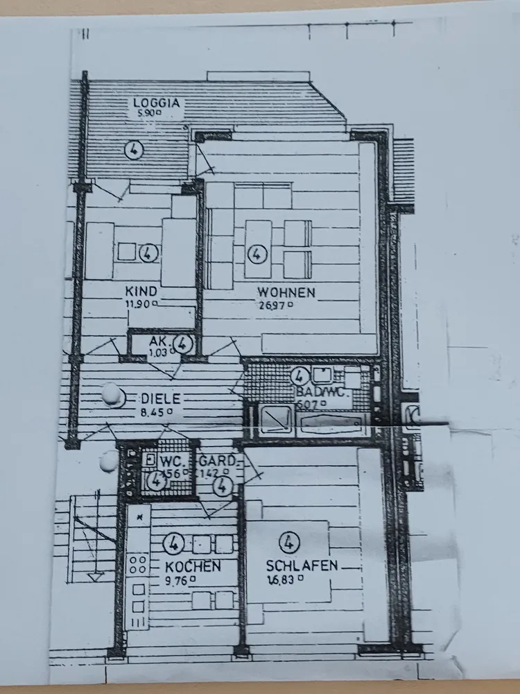 3 Zimmer Wohnung mit 85 m² in Duisburg – Bild 4