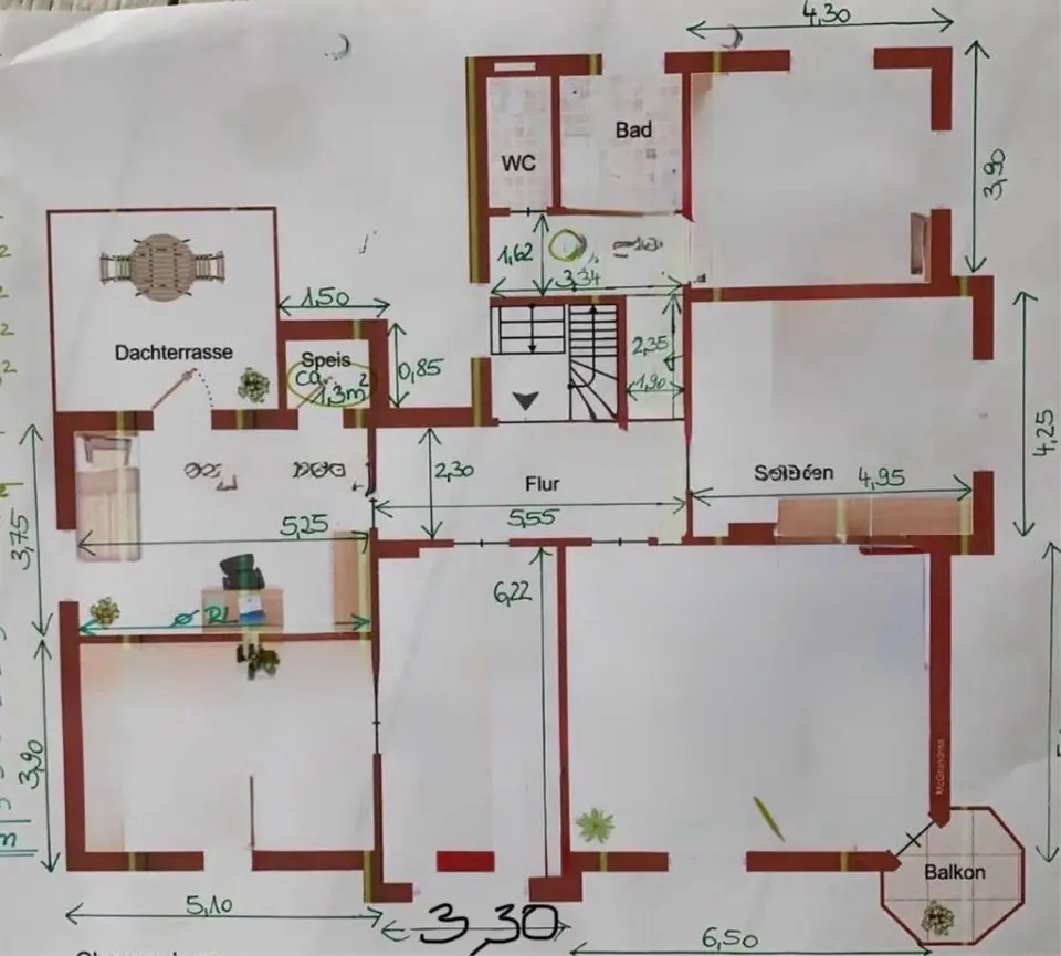 5 Zimmer Wohnung mit 170 m² in Coburg – Bild 5