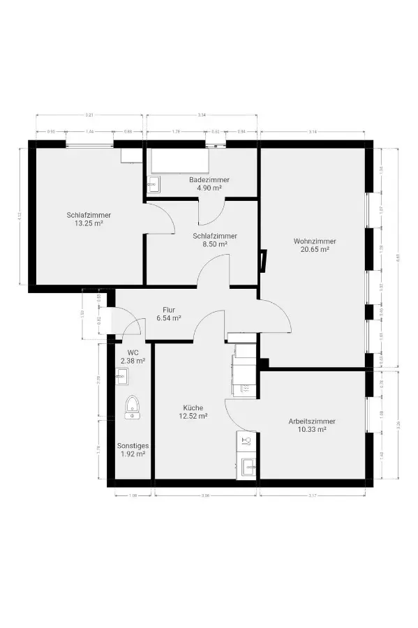 4 Zimmer Wohnung mit 80 m² in Bielefeld – Bild 10