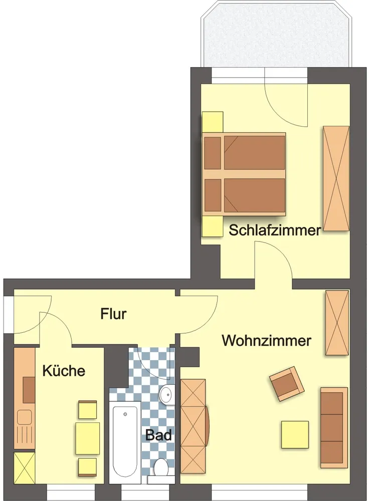 2 Zimmer Wohnung mit 52 m² in Gera – Bild 10