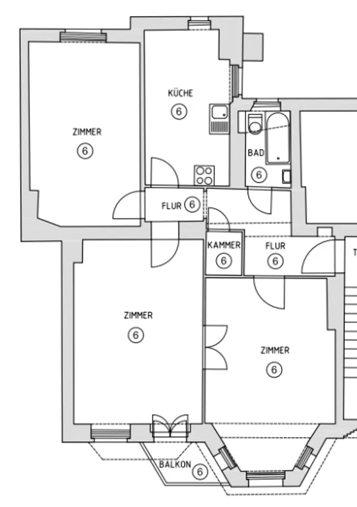 3 Zimmer Wohnung mit 87 m² in Berlin – Bild 1
