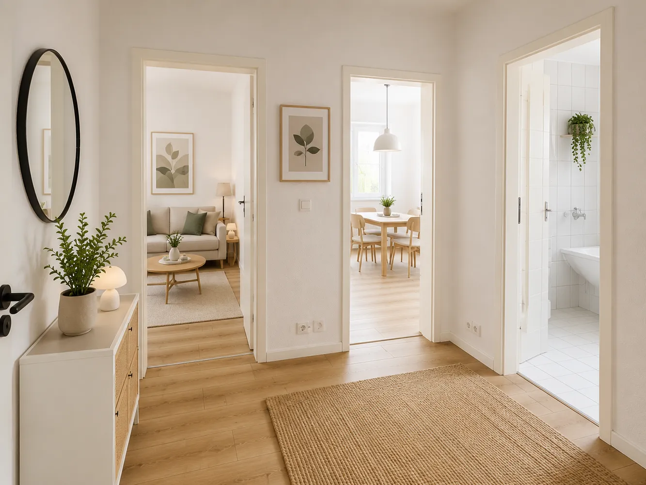 3 Zimmer Wohnung mit 54 m² in Magdeburg – Bild 2