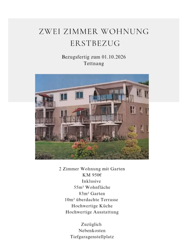 2 Zimmer Wohnung mit 55 m² in Ravensburg – Bild 3