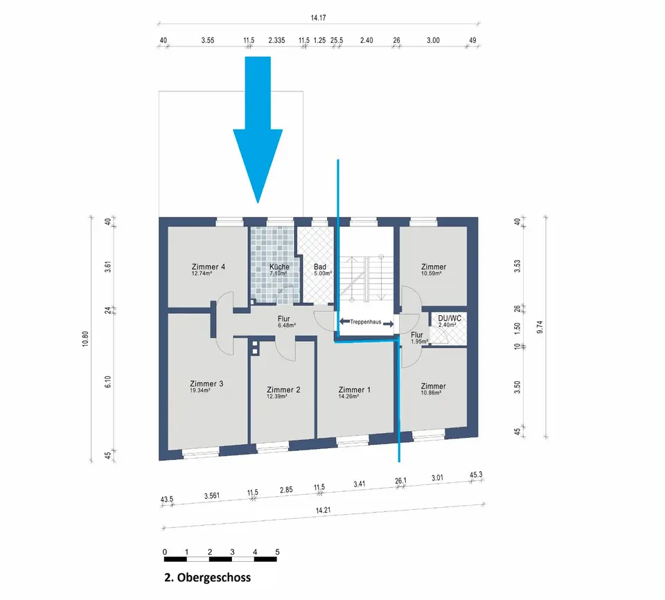 4 Zimmer Wohnung mit 77 m² in Osnabrück – Bild 10