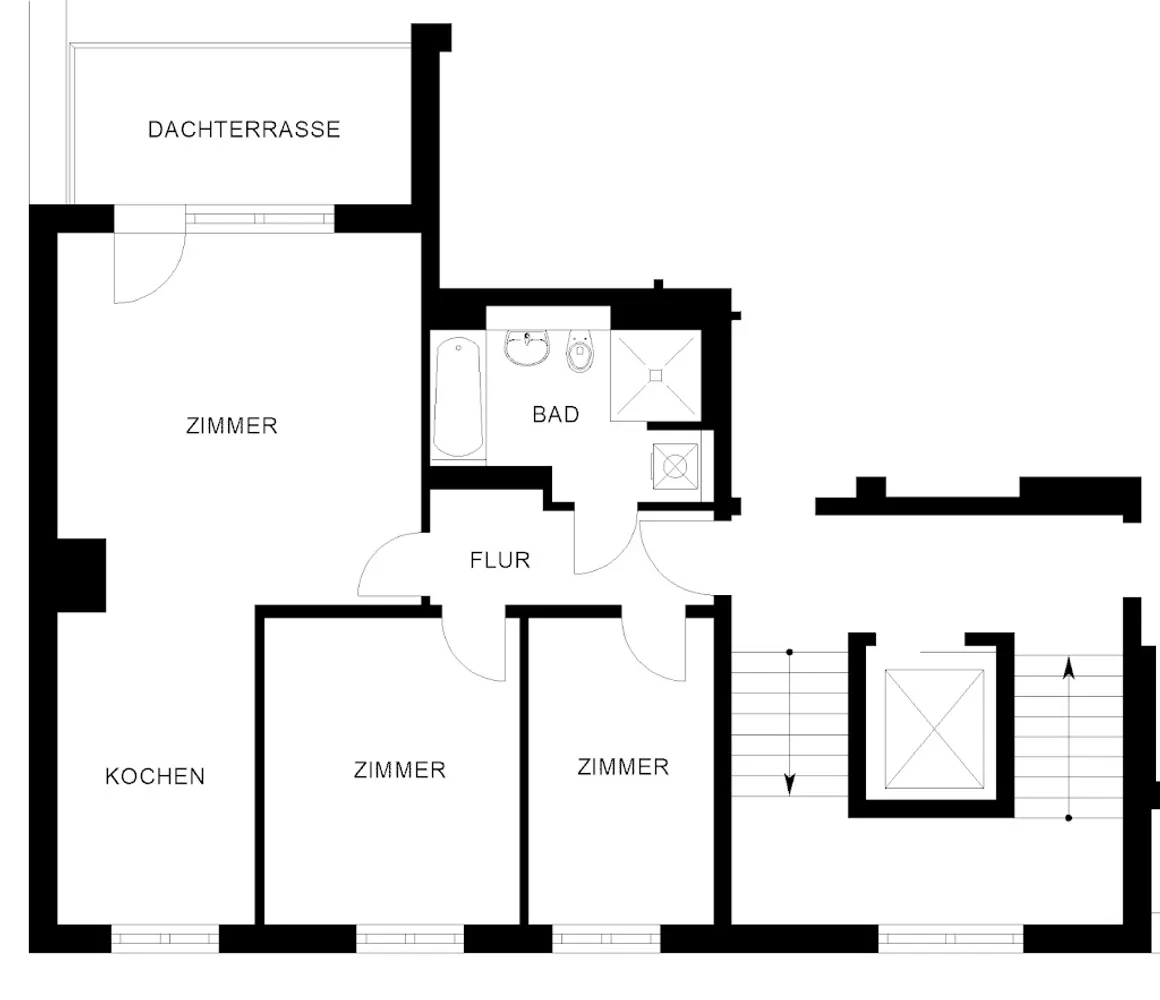 3 room apartment with 76 m² in Cologne – Photo 2