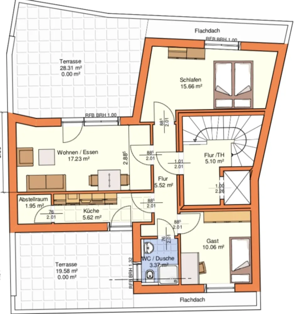 3 Zimmer Wohnung mit 86 m² in Brühl – Bild 1