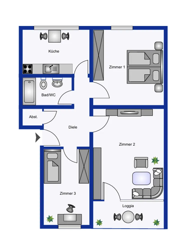 3 Zimmer Wohnung mit 76 m² in Dortmund – Bild 5